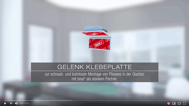 Quickfix Klebeplatten für Plissees