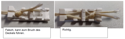 Plissee Klebeplatten (Klebeträger) mit  Spannschuh (Rahmenmontage) - (4 Stück) - ps QUICKFIX (z)