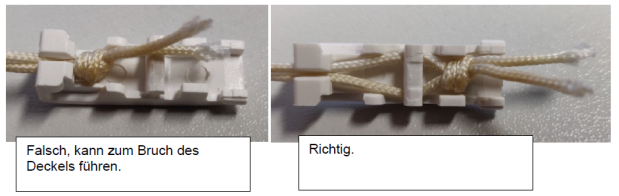 Flache Plissee Klebeplatten mit Spannschuh - (4 Stück) - ps QUICKFIX (z)