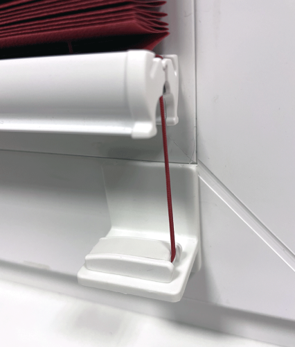 Plissee Klebeplatten (Klebeträger) mit Spannschuh (Rahmenmontage) - (4 Stück) - ps QUICKFIX (z) Plissee Klebeplatten (Klebeträger) mit Spannschuh (Rahmenmontage) - (4 Stück) - ps QUICKFIX (z)