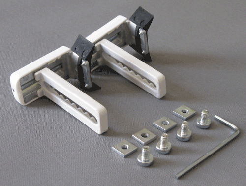 ps QUICKFIX-Plus UNIVERSAL-Klemmträger inkl. Dichtungspad (2 Stück) für Doppelrollos, Duo-Rollo und Jalousien (z) ps QUICKFIX-Plus UNIVERSAL-Klemmträger inkl. Dichtungspad (2 Stück) für Doppelrollos, Duo-Rollo und Jalousien (z)