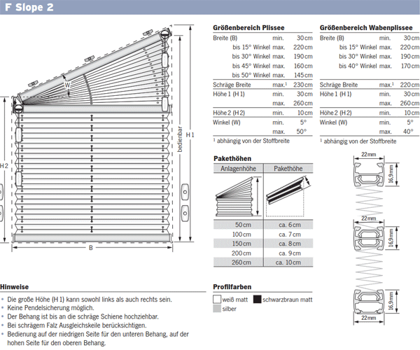 Cosiflor Plissee | FSlope2