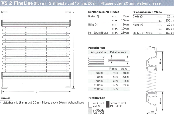 Cosiflor Plissee | VS2